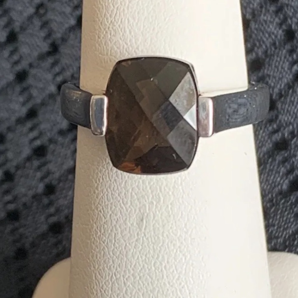 Smokey Quartz’s Sterling Ring is "Pre-owned"